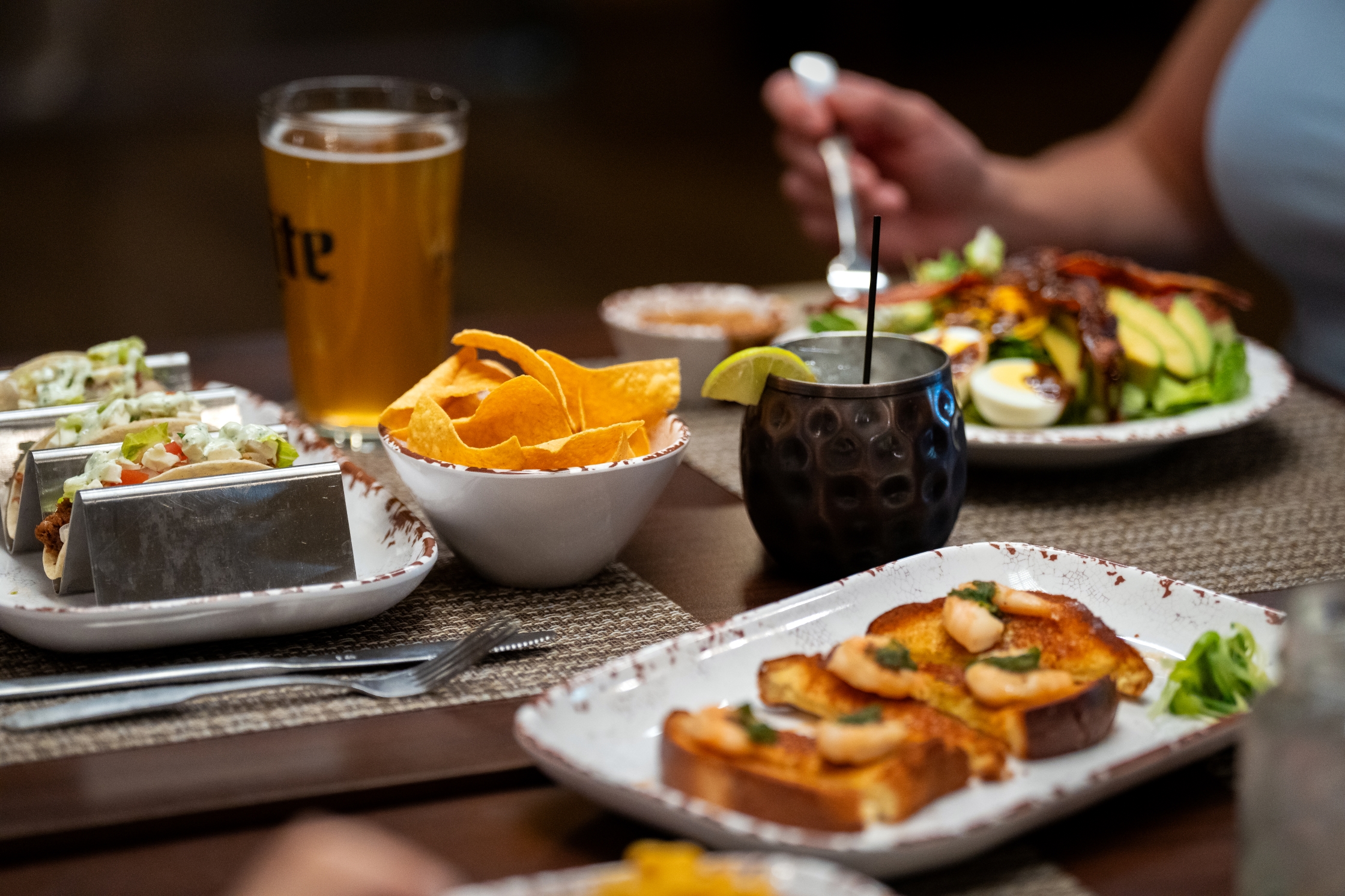 Menu offerings at Moose &amp; Maple