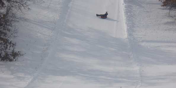 Open slopes &amp; old school tubing .....like it should be!