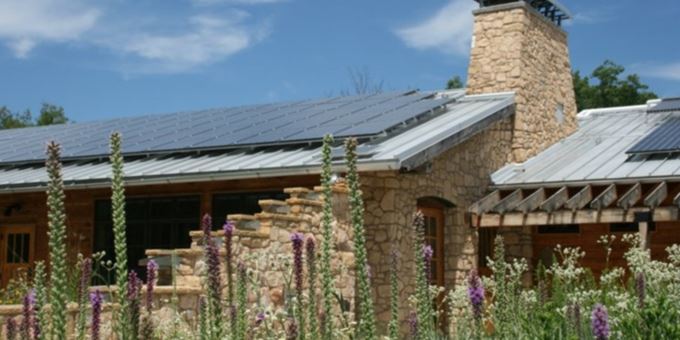 Built in 2007, the Leopold Center was the first building to be certified as &quot;carbon neutral&quot; in the United States.