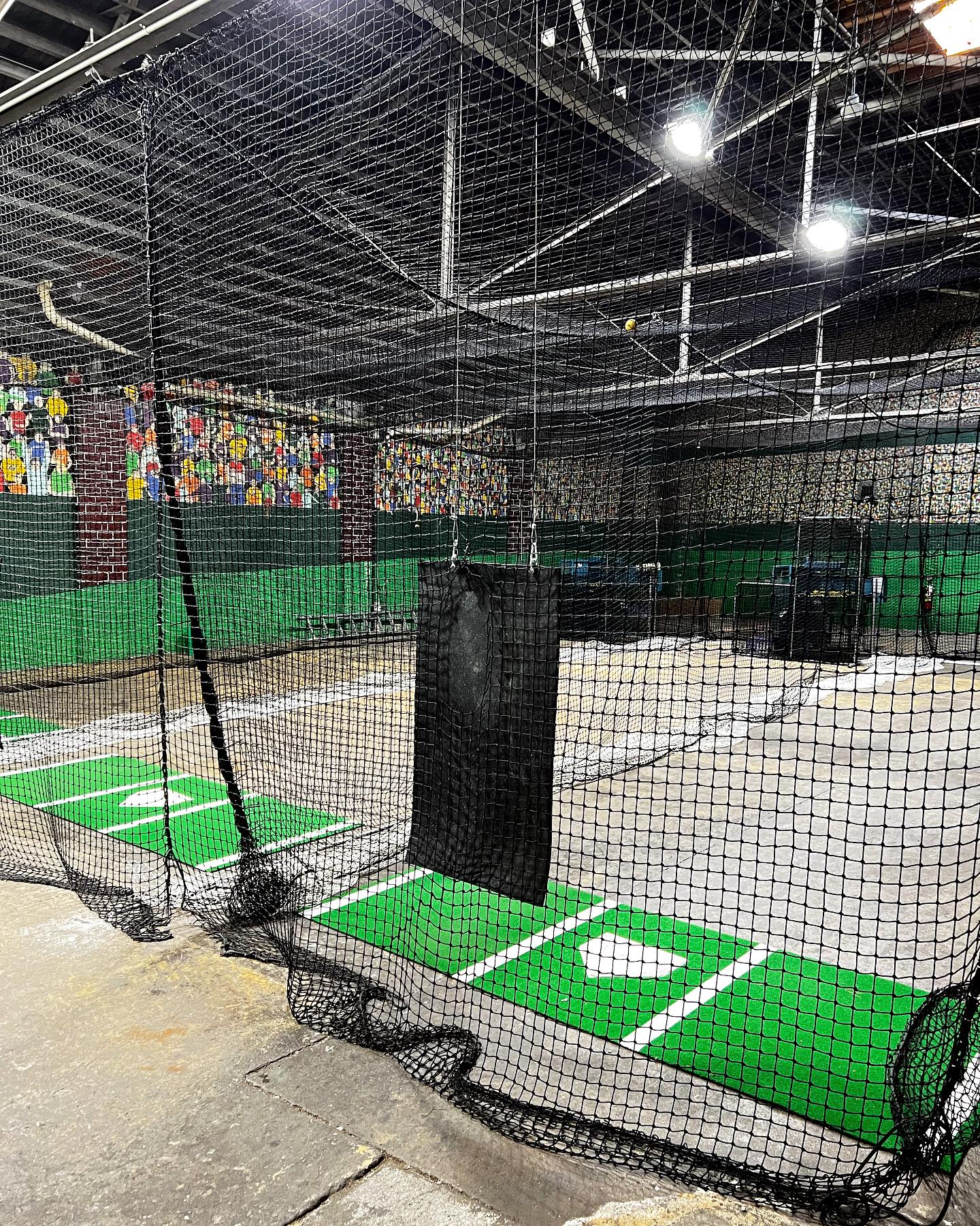Indoor batting cages at The Strikezone in Watertown wi
