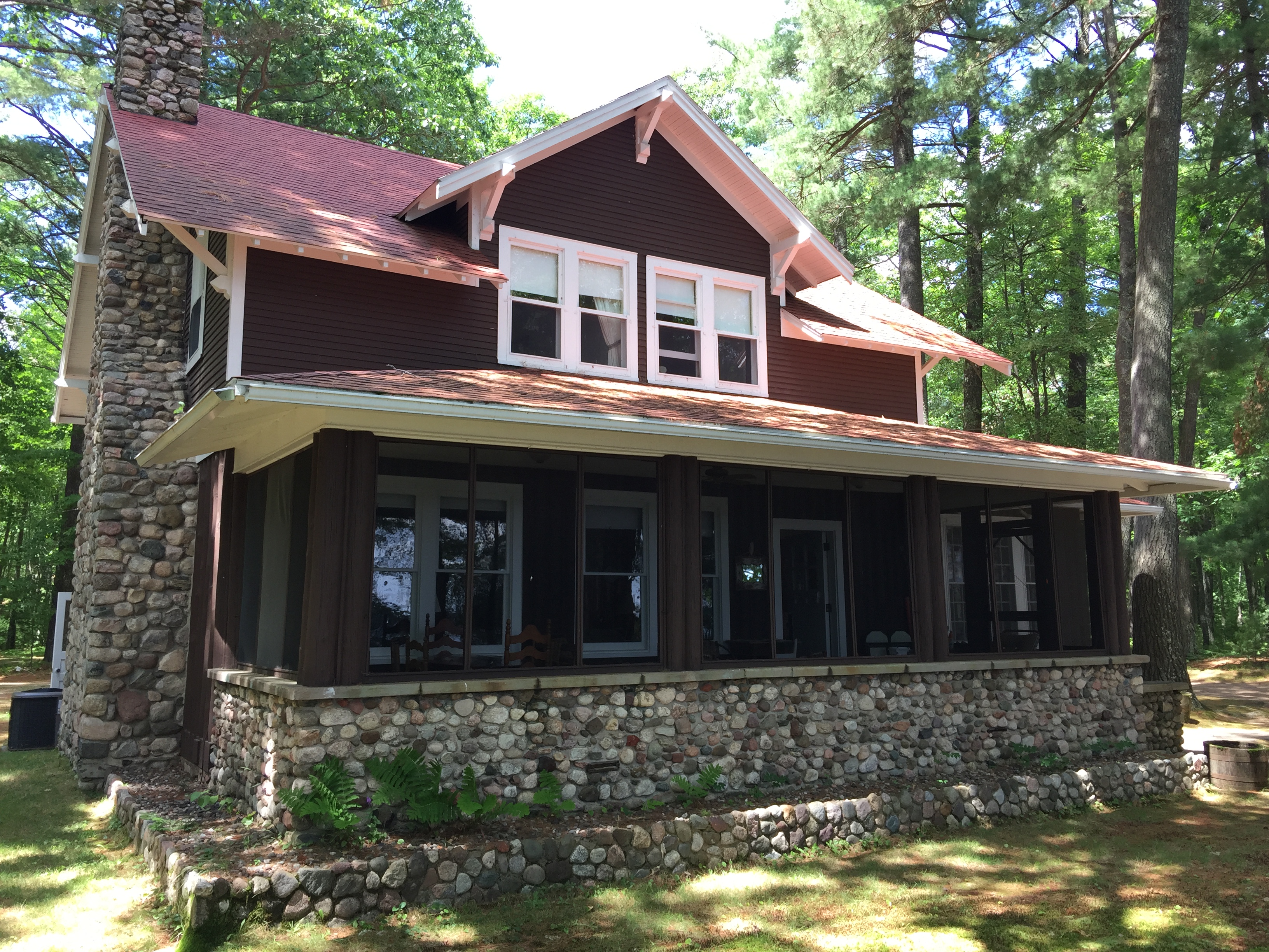 front of home facing Lost Lake