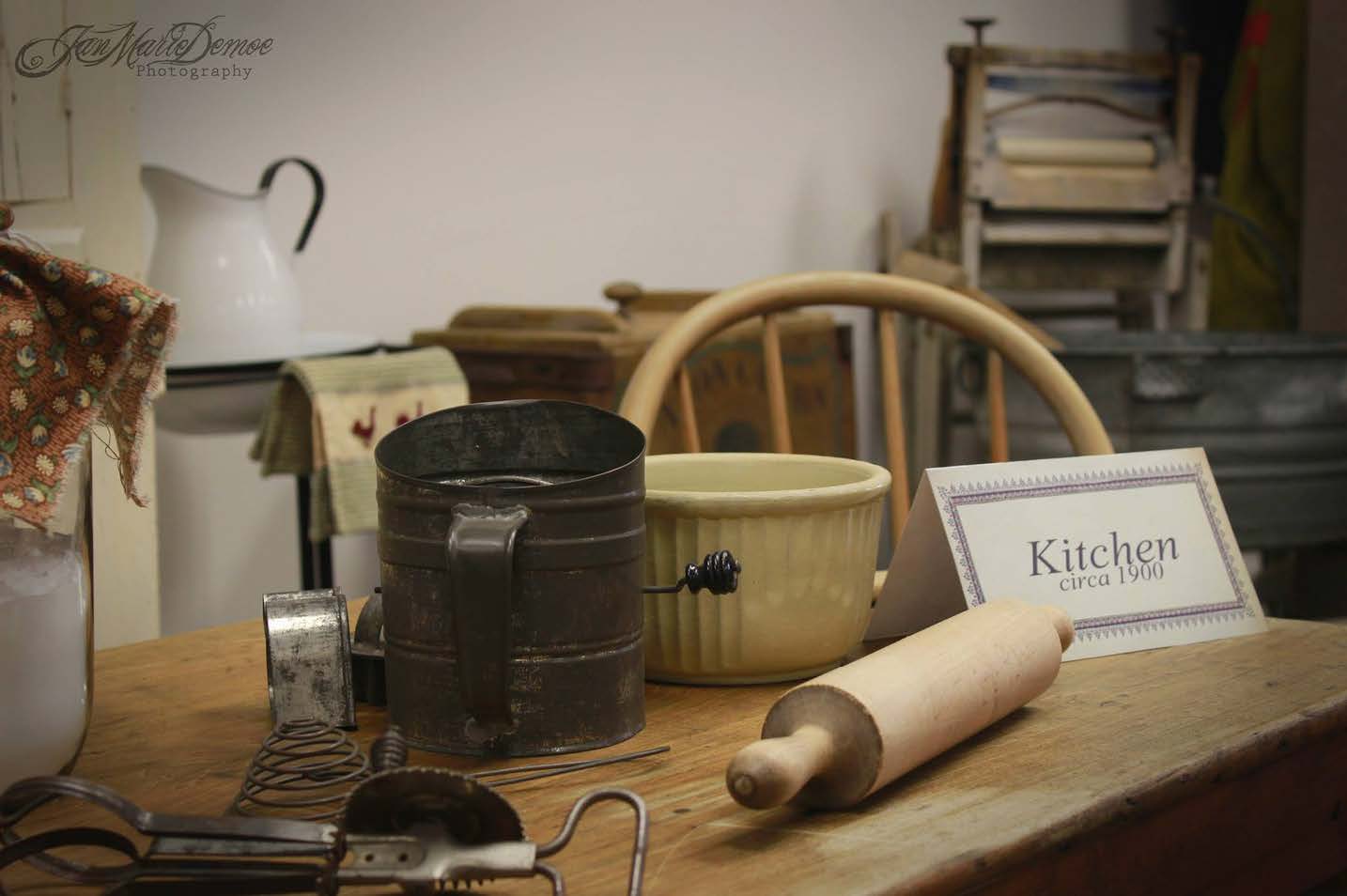 Artifacts at Johnson Creek Historical Society