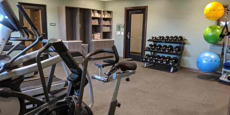 Keep fit at The Lodge At Mauston