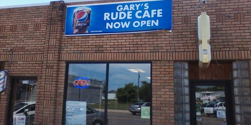 Gary's Rude Cafe located on Main Street in downtown Siren.