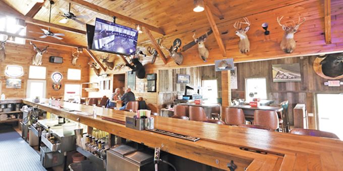 Inside of The Lumberyard Bar &amp; Grill