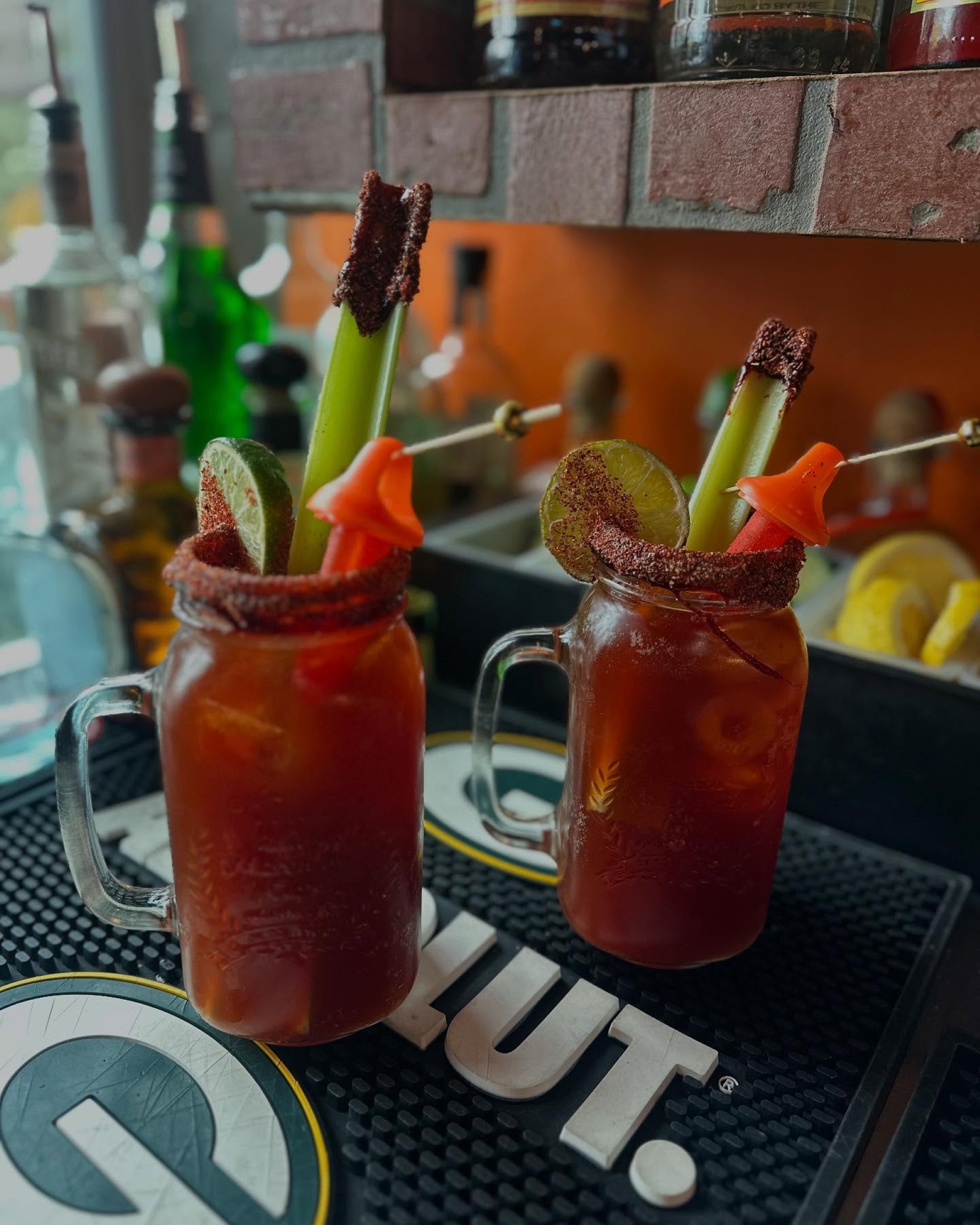 Taqueria El Gallo de Oro bloody mary's.