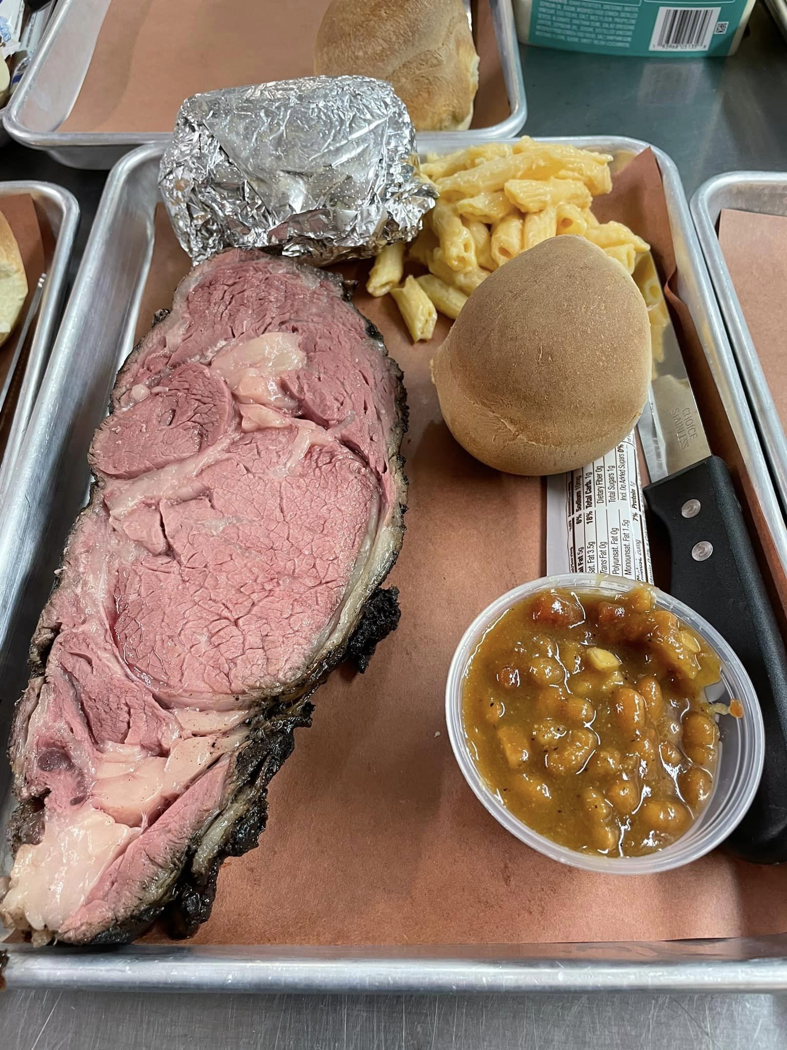 Longshots Pearson Smokehouse Prime Rib dinner is sure to fill you up!