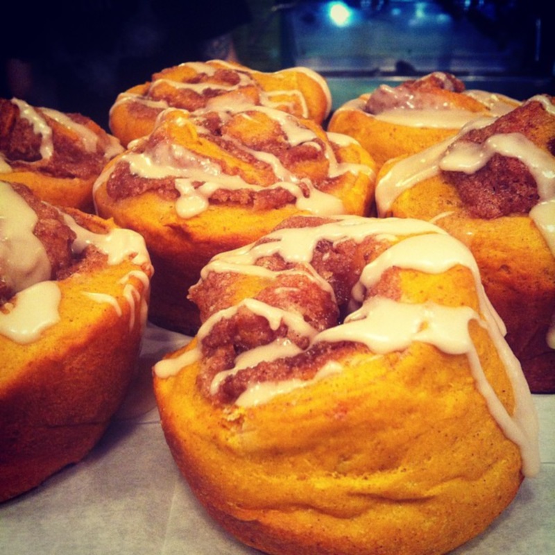Pumpkin cinnamon rolls