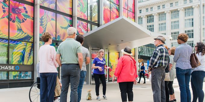 The Art Walk is artist-led and highlights the many sculptures of downtown Milwaukee.