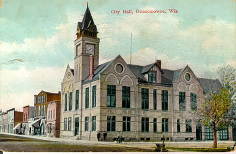 Oconomowoc City Hall is one of the city's older buildings.