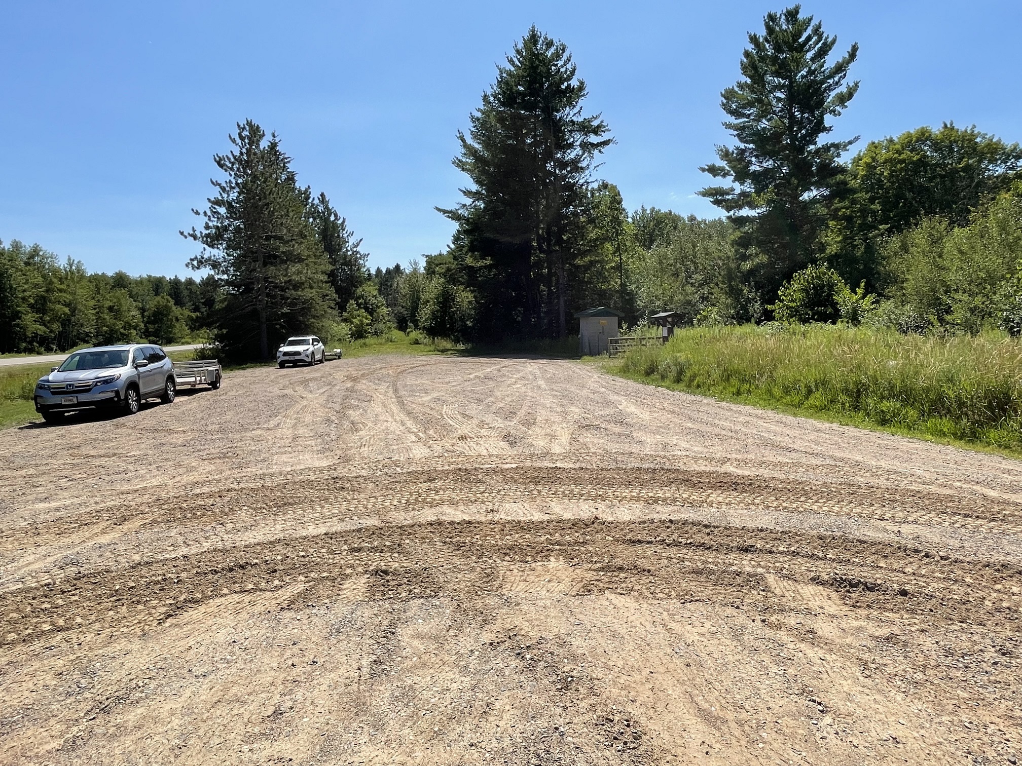 Located on County Road A, the Augustyn Springs Trailhead offers a spacious parking lot designed to easily accommodate trailers—making it a hassle-free starting point for your Langlade County trail adventure.