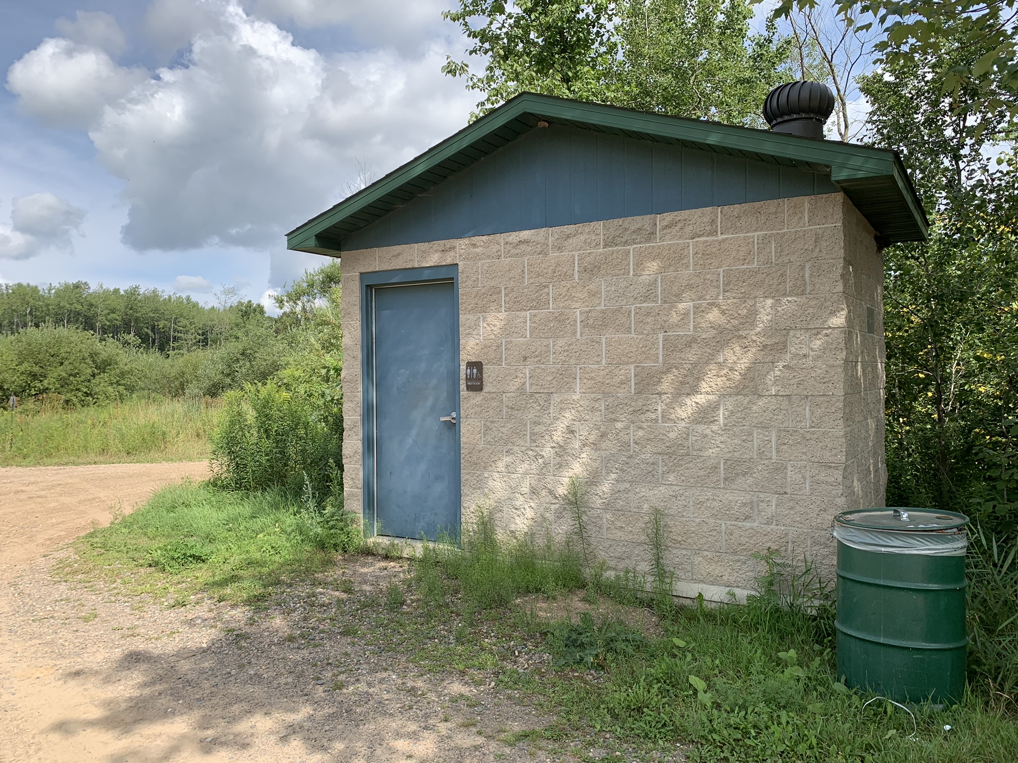 The Augustyn Springs Trailhead on County Road A includes a convenient restroom facility, providing added convenience before or after your ride through Langlade County’s scenic trails.