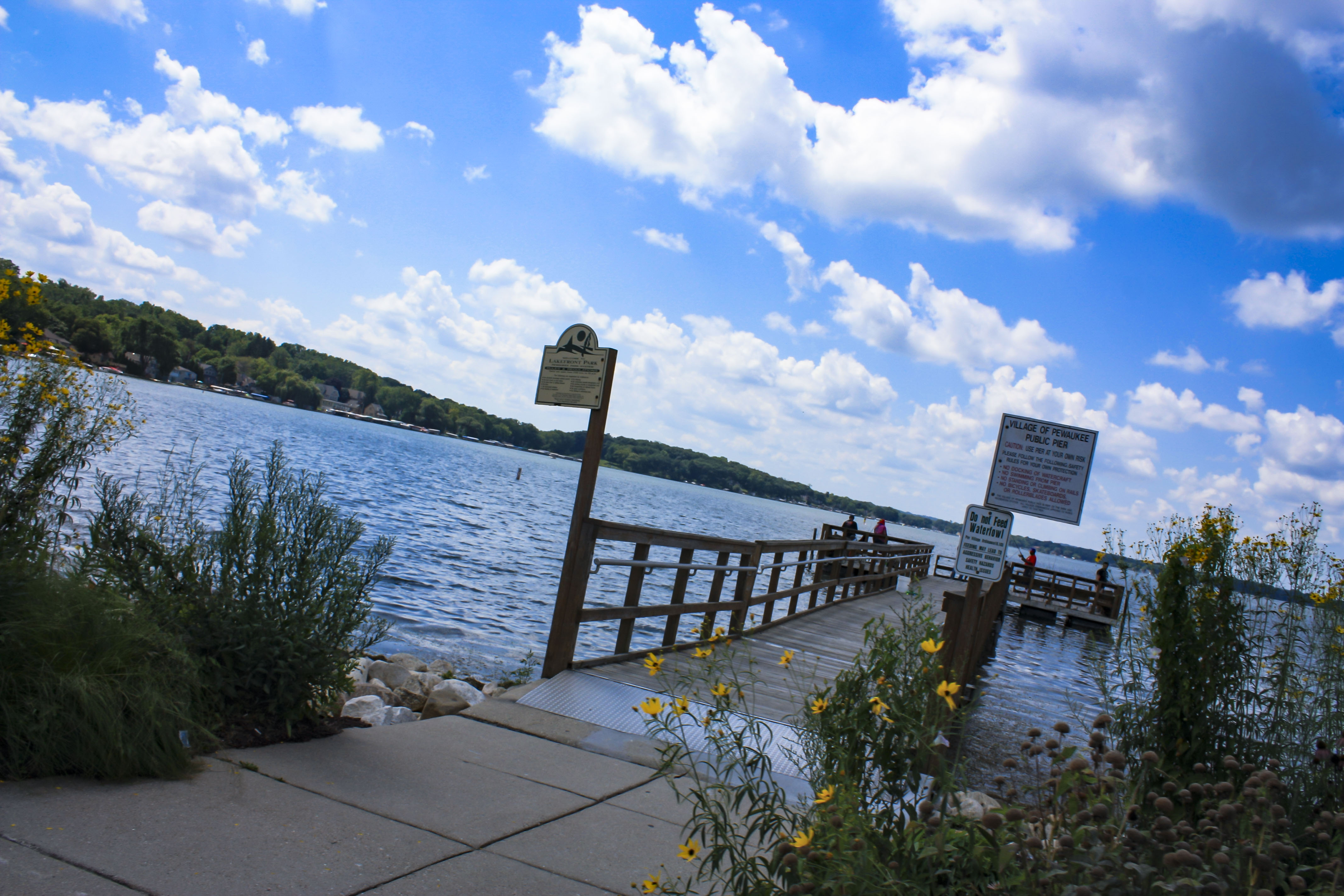 Lakefront Park At Pewaukee Lake Travel Wisconsin Lakefront Park At Pewaukee Lake Travel Wisconsin