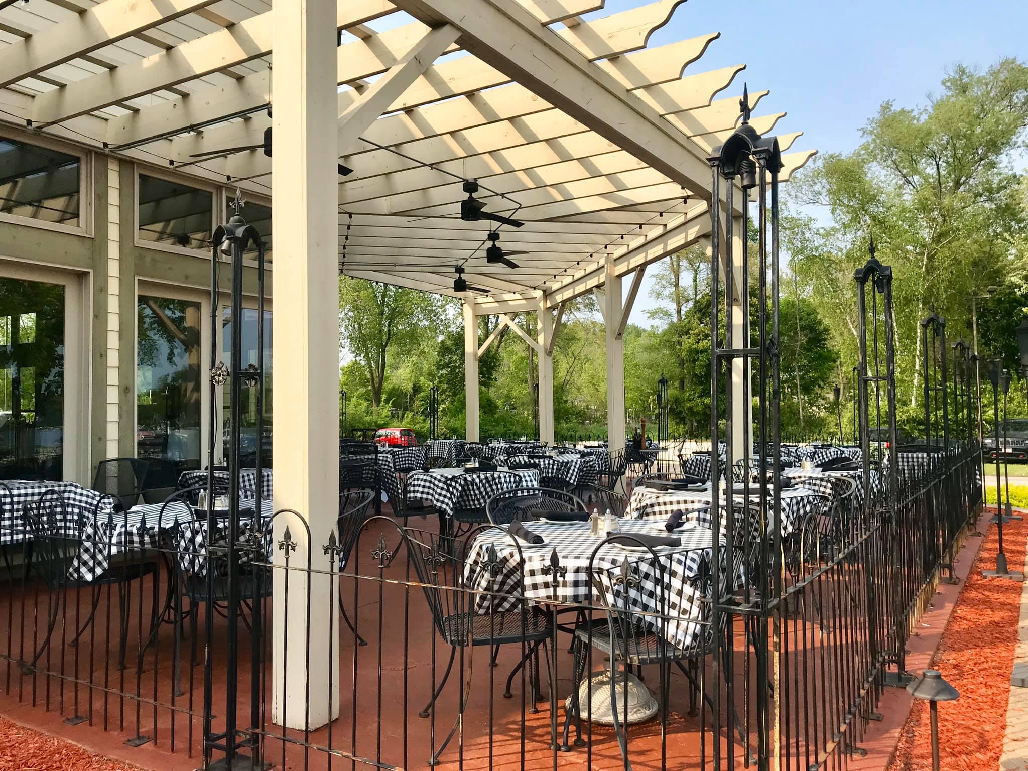 The porch at Cafe Calamari