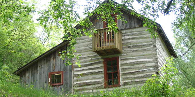 A beautiful authentic log cabin! You will love the quaint cabin.  Hike the trails, take a tour, or attend one of our special events while you stay in the cabin.