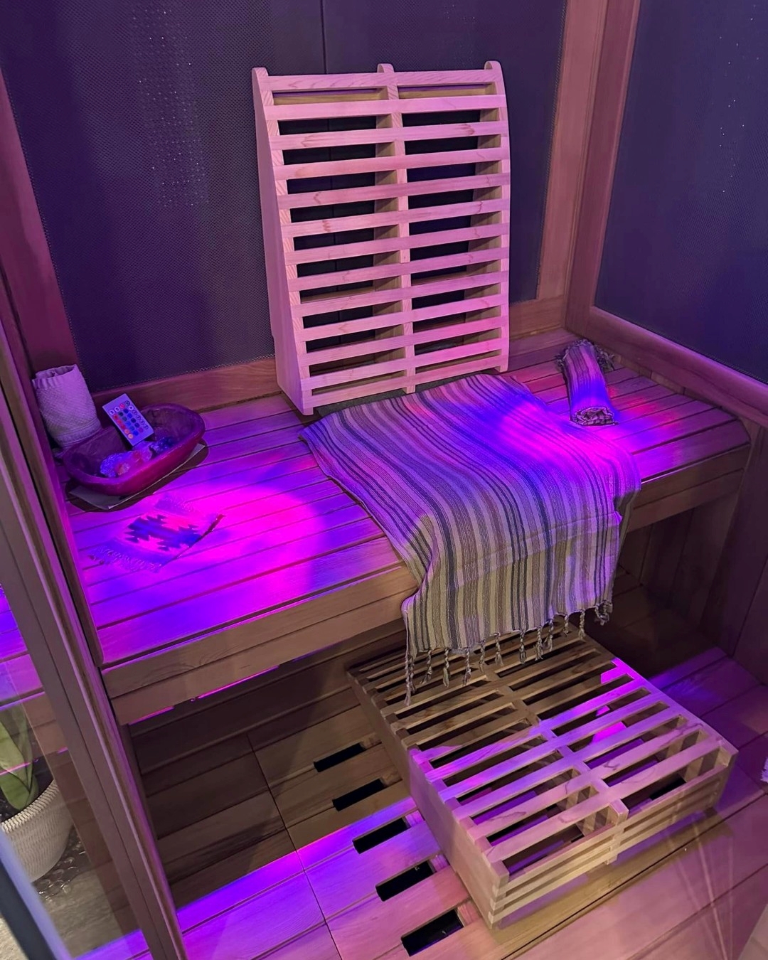 Sauna at Healing Grounds