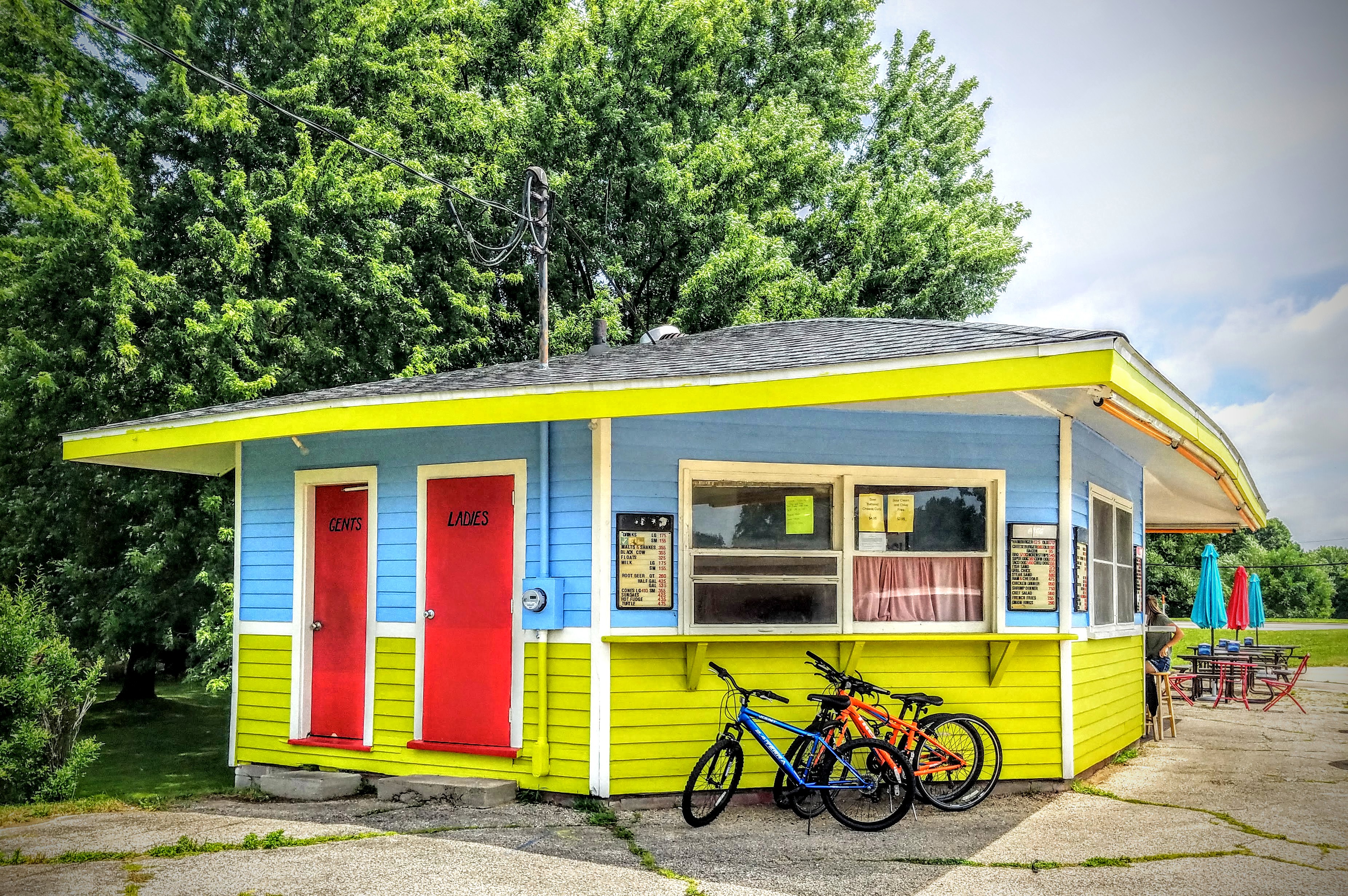 Drive on into this classic drive in