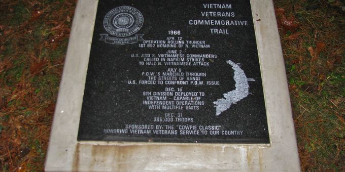 Vietnam Veterans Commemorative Trail Market at the Wisconsin Concrete Park