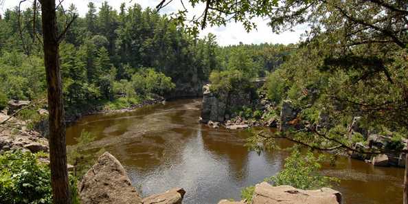 Overlooking the St Croix National Riverway