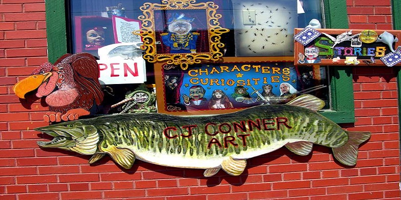 Front entrance to the studio.