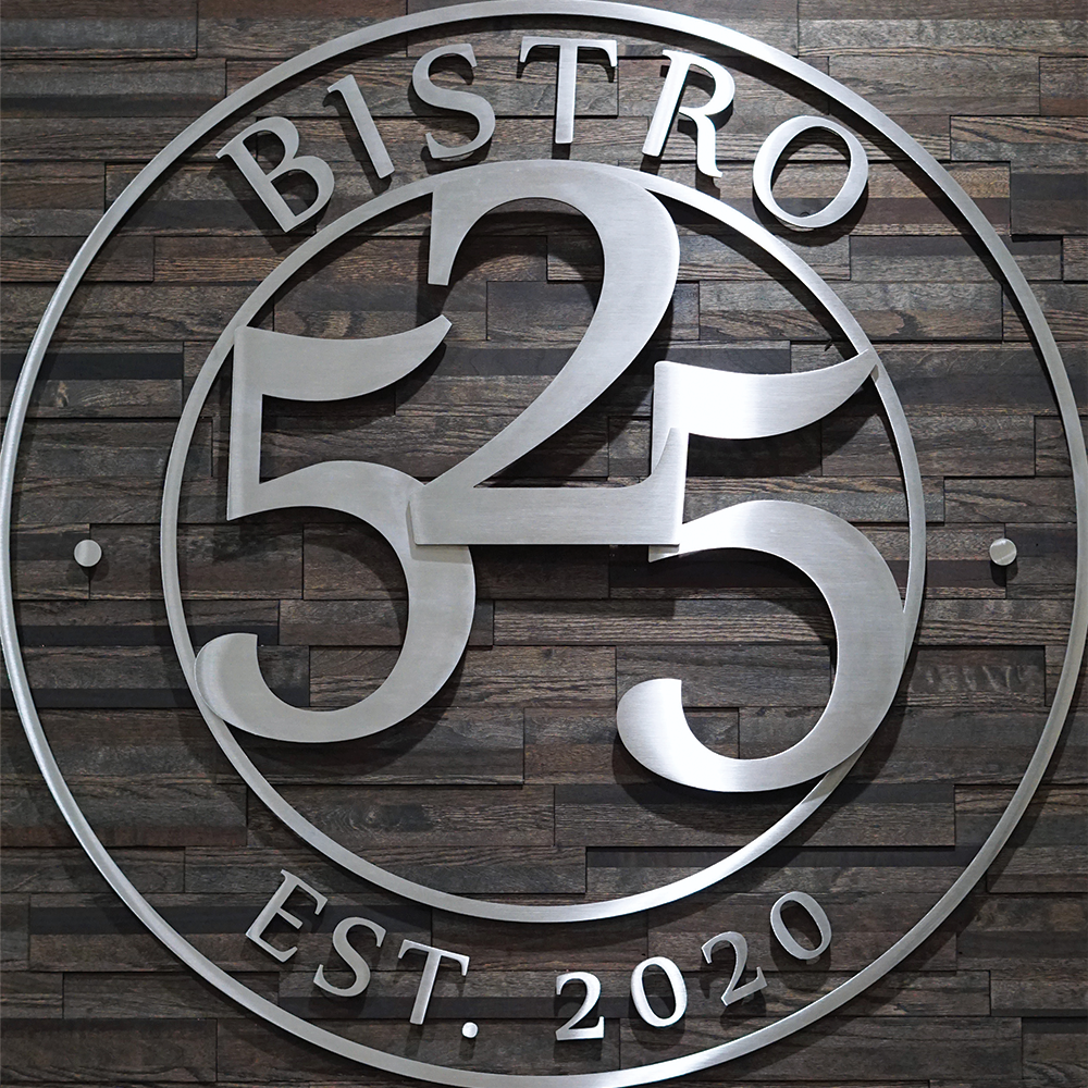 Bistro 525 Interior Signage