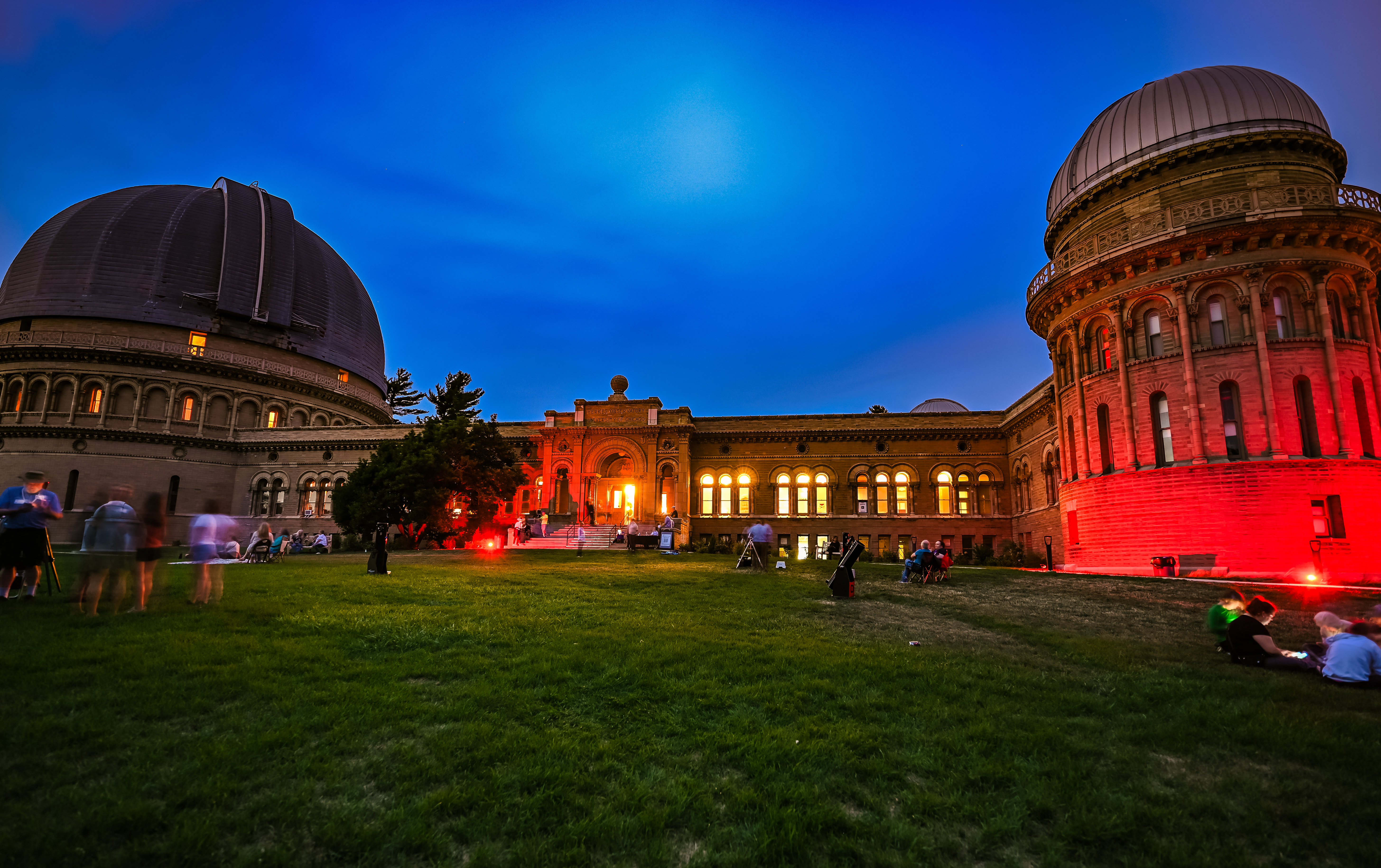 Star gazing session at Yerkes.