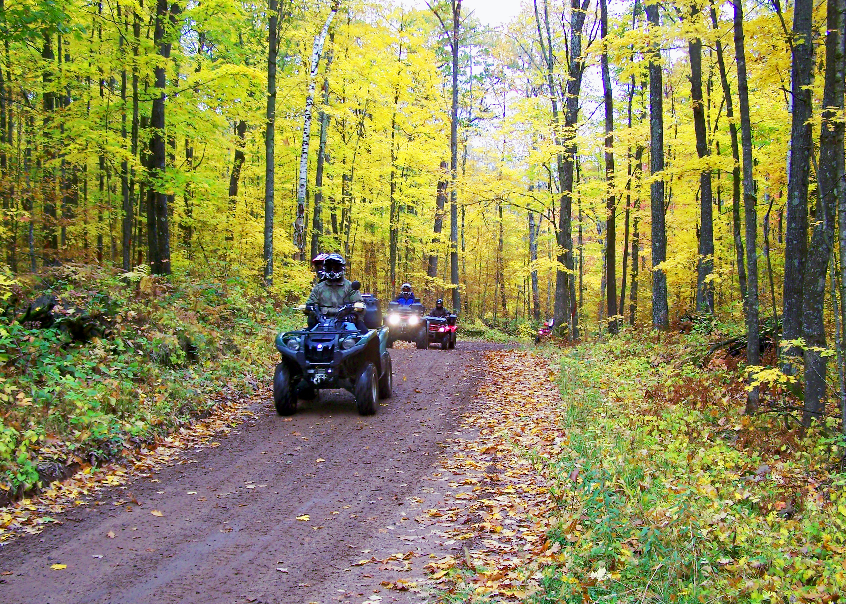 ATVing on the Minong area (Washburn County) ATV Trails