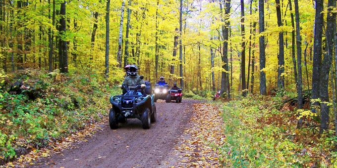 ATVing on the Minong area (Washburn County) ATV Trails
