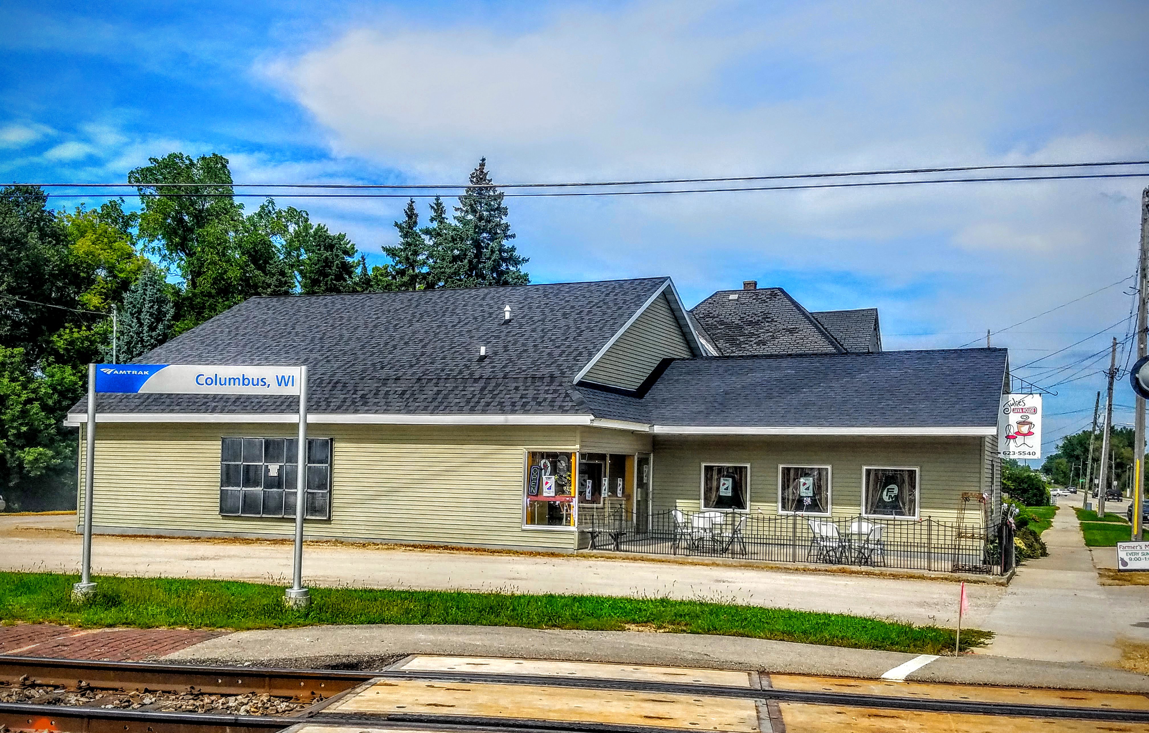 Right by the train station