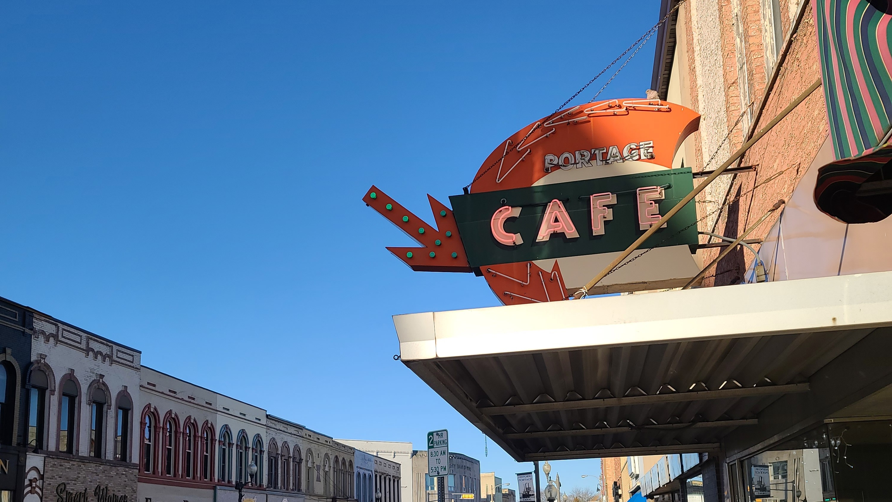 Portage Cafe Sign