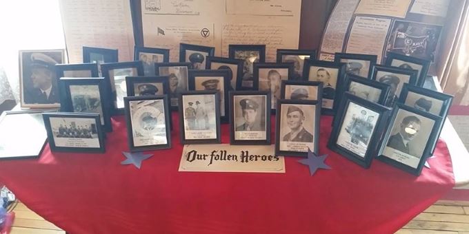 Tribute to local veterans.
