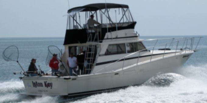 The LuAnn Kay, a newer Viking 40&#39; Convertible, is equipped with Ray Marine electronics and top-of-the-line Shimano fishing tackle, and has accomodations comparable to the Nicole Lynn.