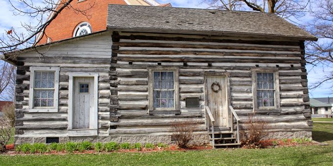 Tour the Deleglise Cabin located outside the Langlade County Historical Society.