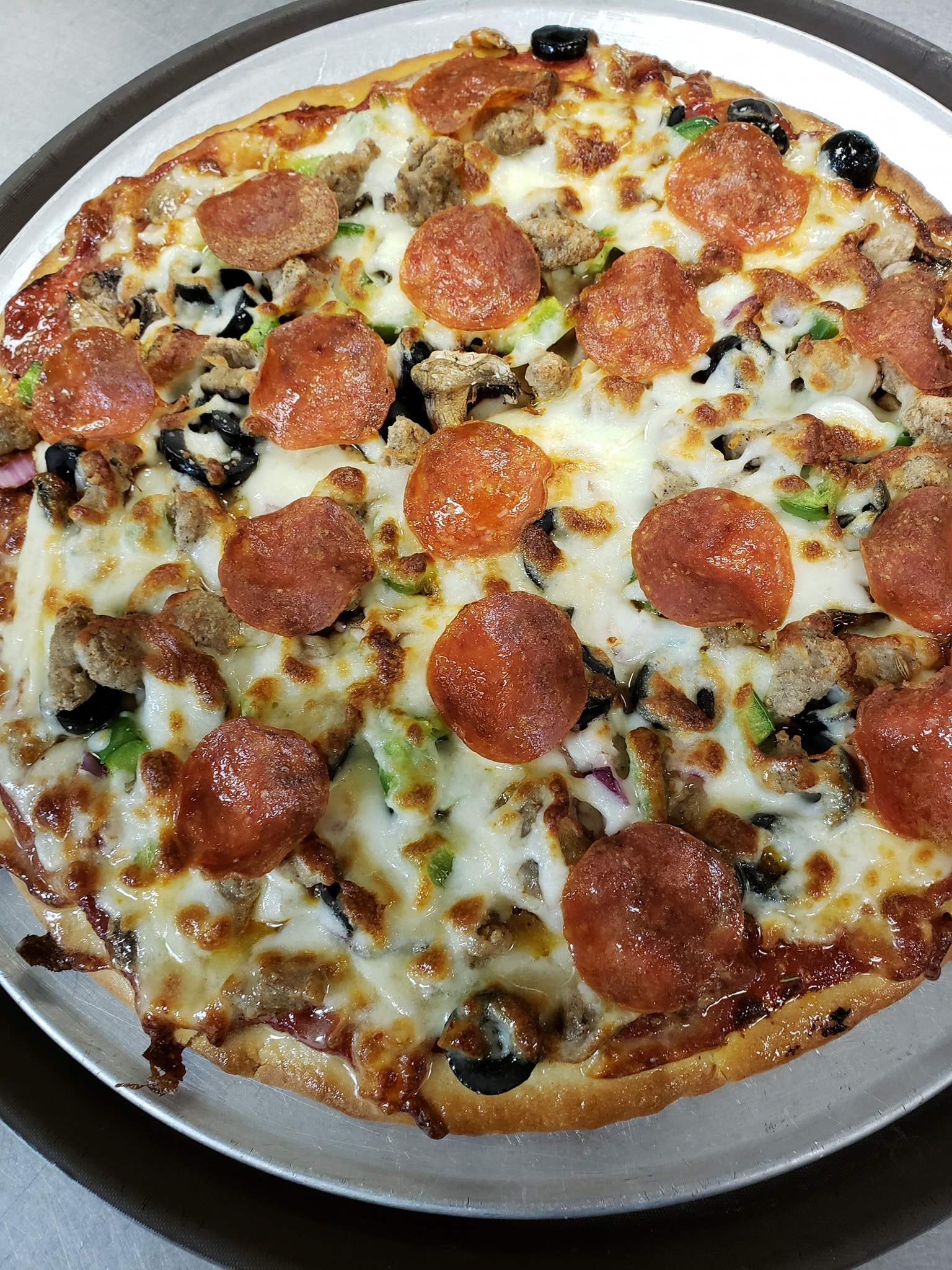 Timber Haven Bar and Grill mouth-watering pizza.