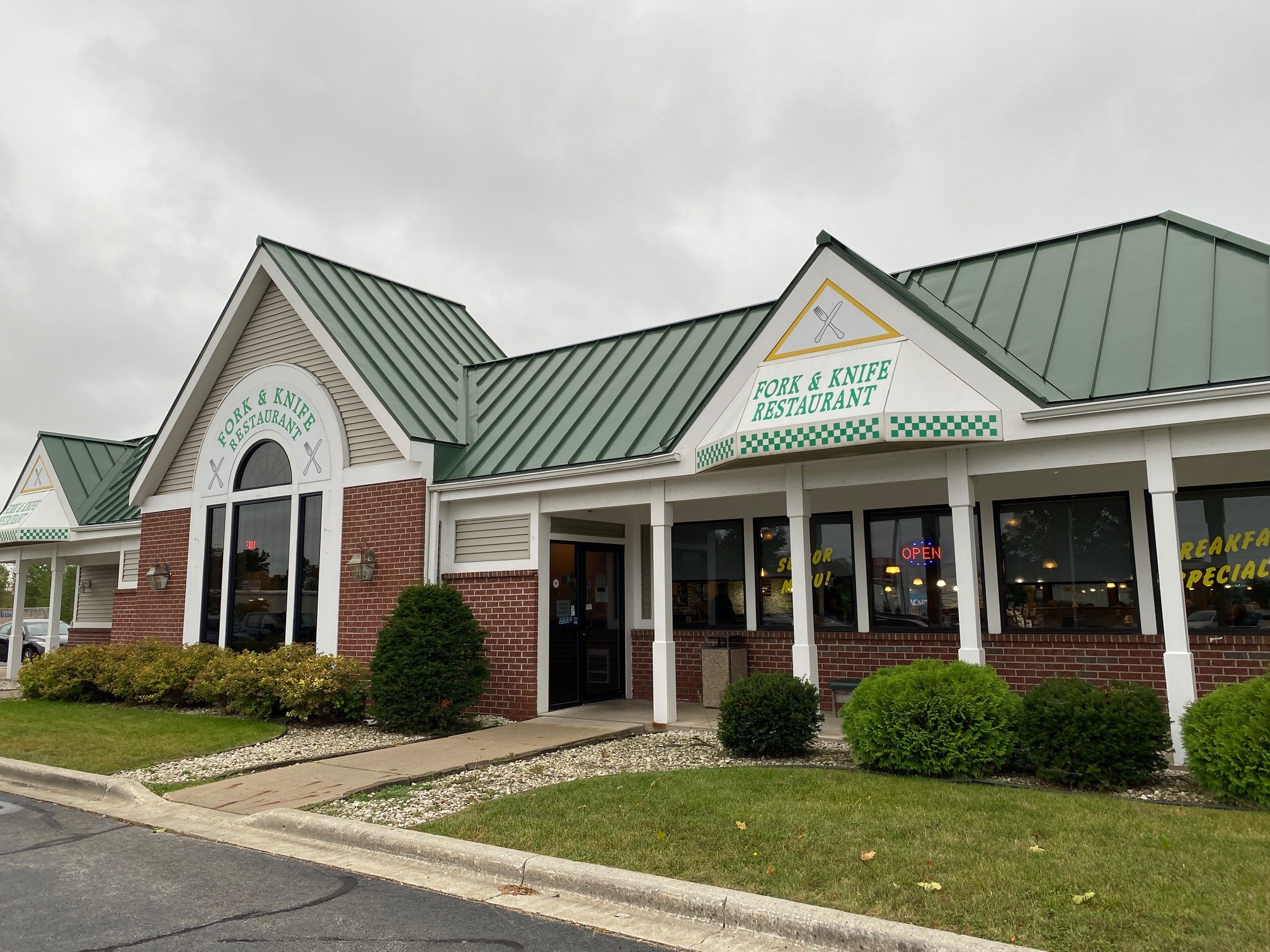 Fork and Knife from the outside