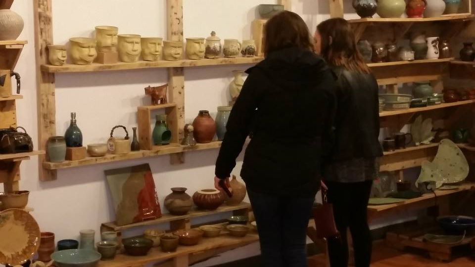 Waukesha Art Crawl at Potter's Shop[