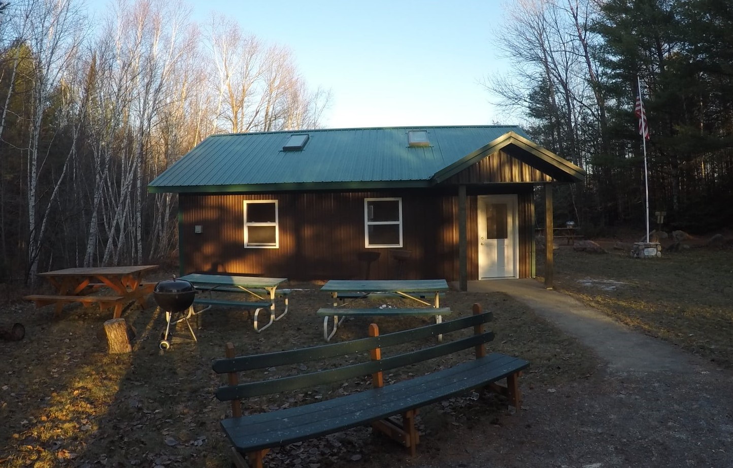 Parrish Highlander's ATV Club shelter welcomes ATV/UTVers as a place to rest and stretch the legs.