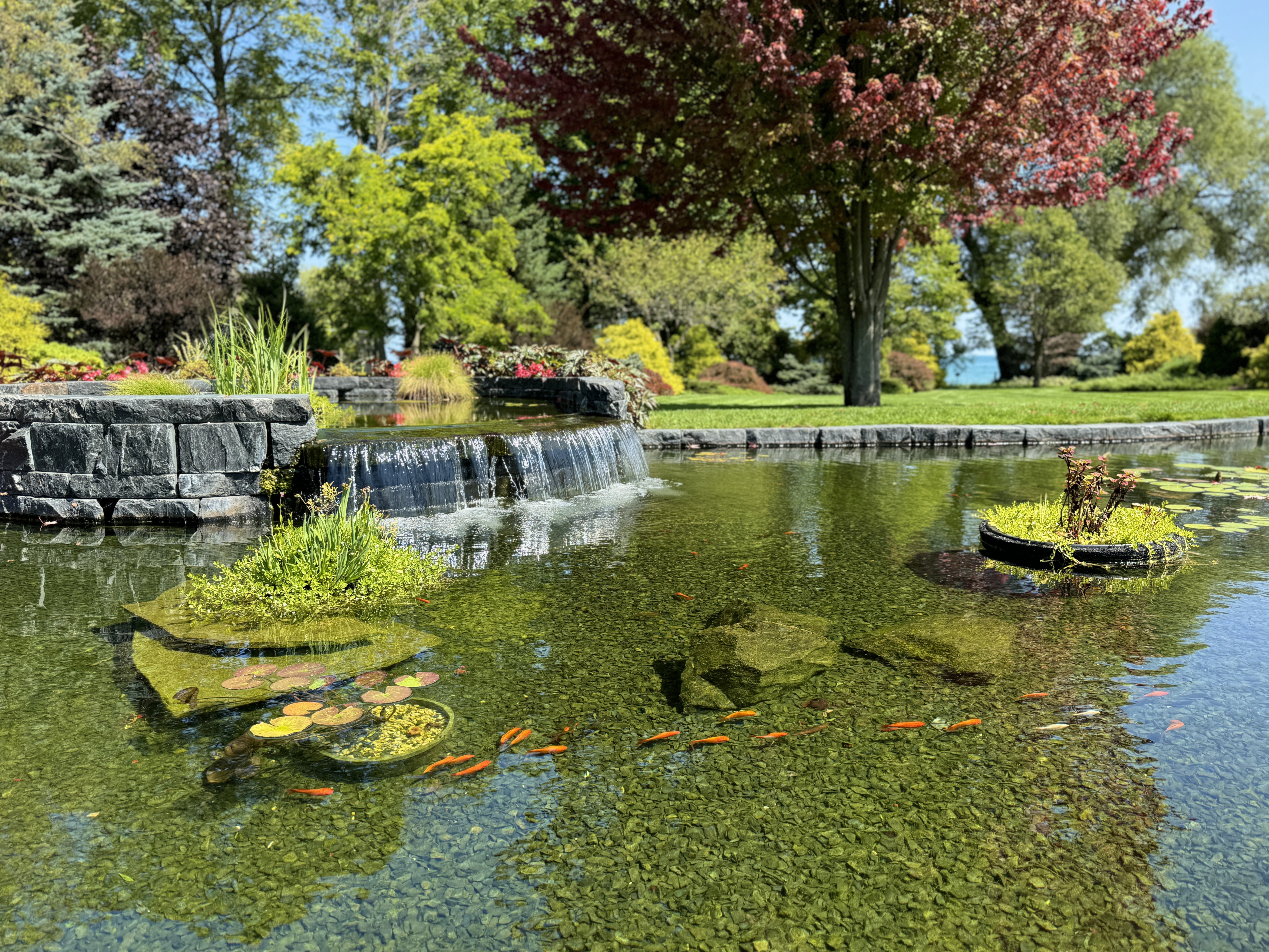 West of the Lake Gardens in Manitowoc