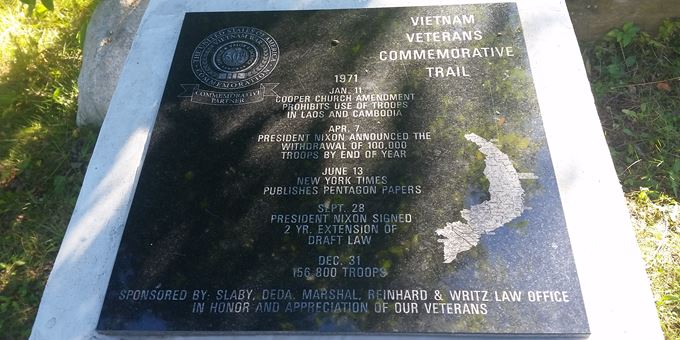 Vietnam Veterans Commemorative Trail Market at Smith lake County Park