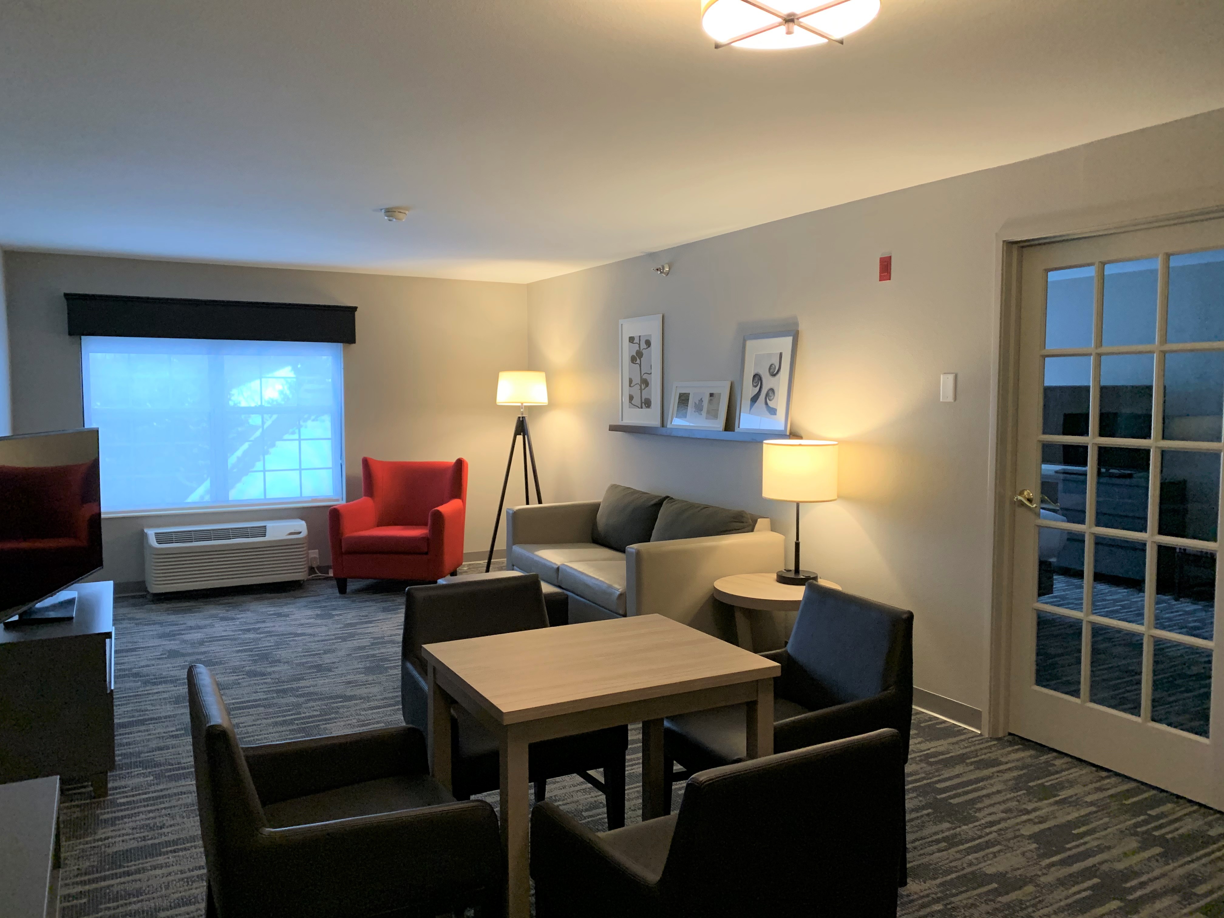 Kick back and relax in our extended stay suite.