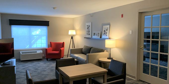 Kick back and relax in our extended stay suite.