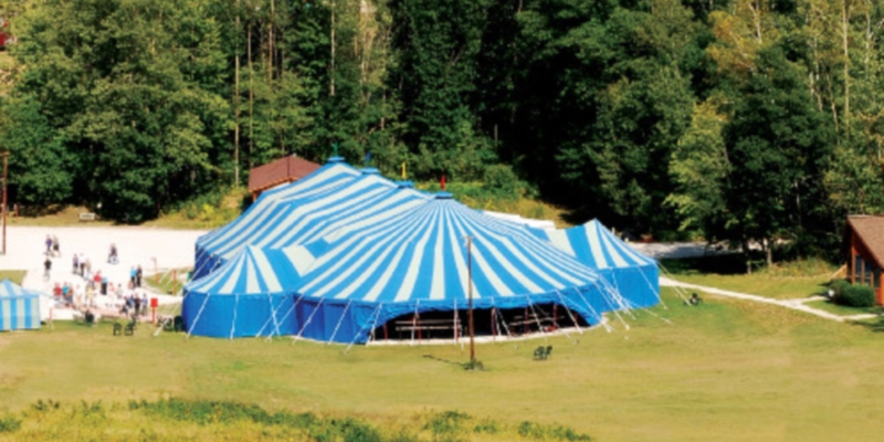 Big Top Chautauqua - one of many attractions along the Lake Superior Trail.