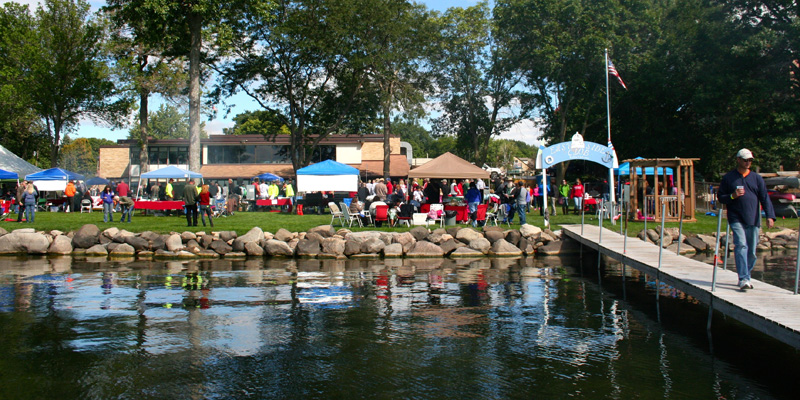 Waterfront event venue on Lake Monona