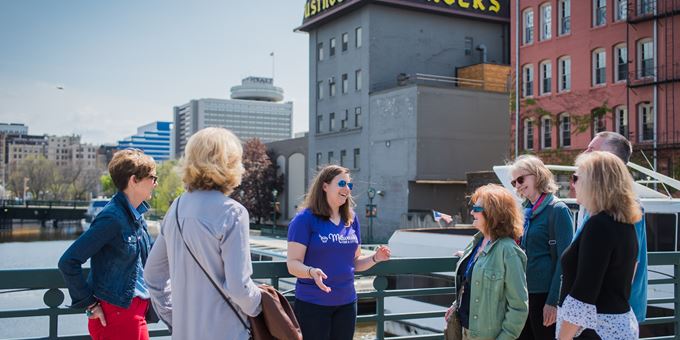 Walking food tours are a way to immerse yourself into a local neighborhood of downtown Milwaukee