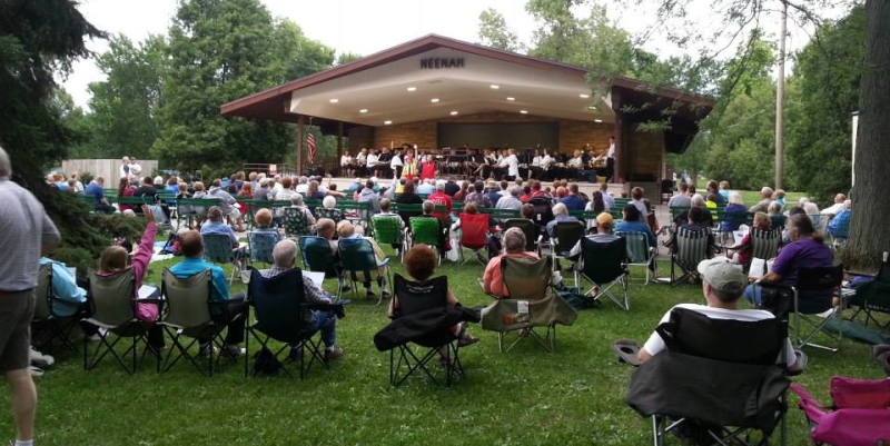 Event at Riverside Park.