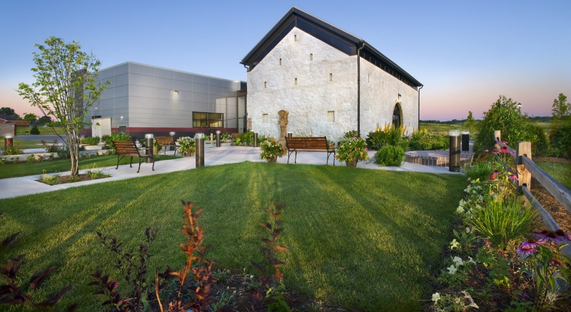 Luxembourg American Cultural Center - Belgium, Wisconsin.  Featuring the "Roots and Leaves Museum" in the restored 1872 Mamer-Hansen stone barn - the last Luxembourgian stone barn in Wisconsin
