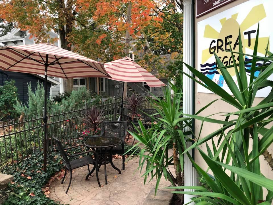 Patio at Great Eggs
