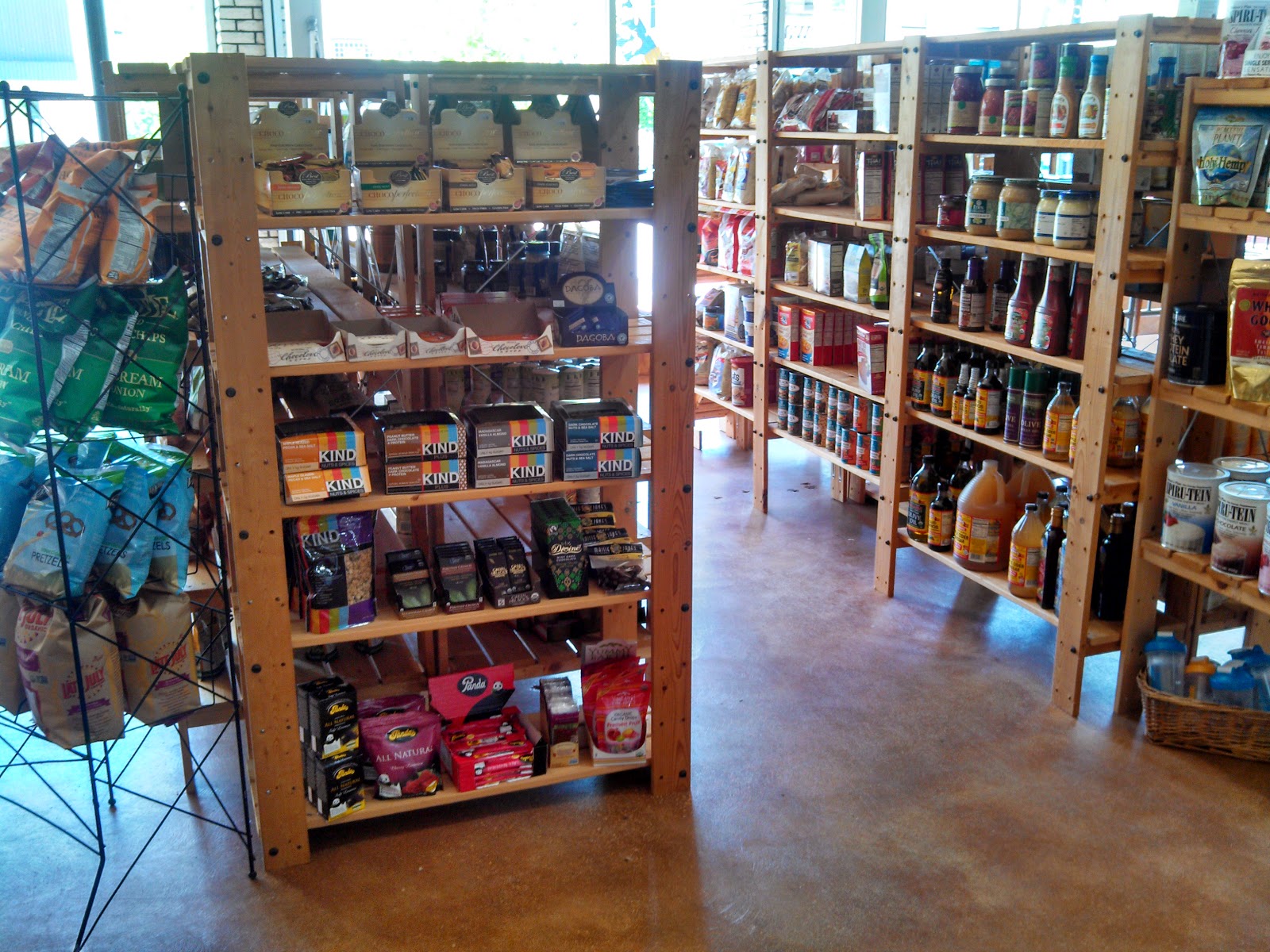Large Selection of Natural Foods.