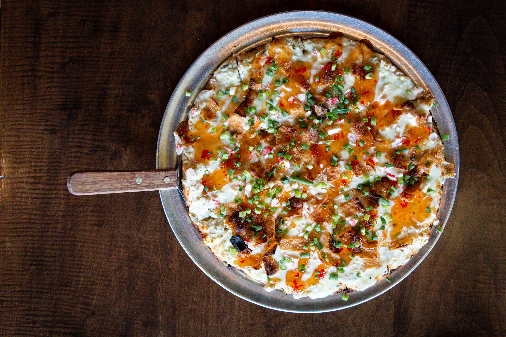 Crab Rangoon pizza from Pizza Garden