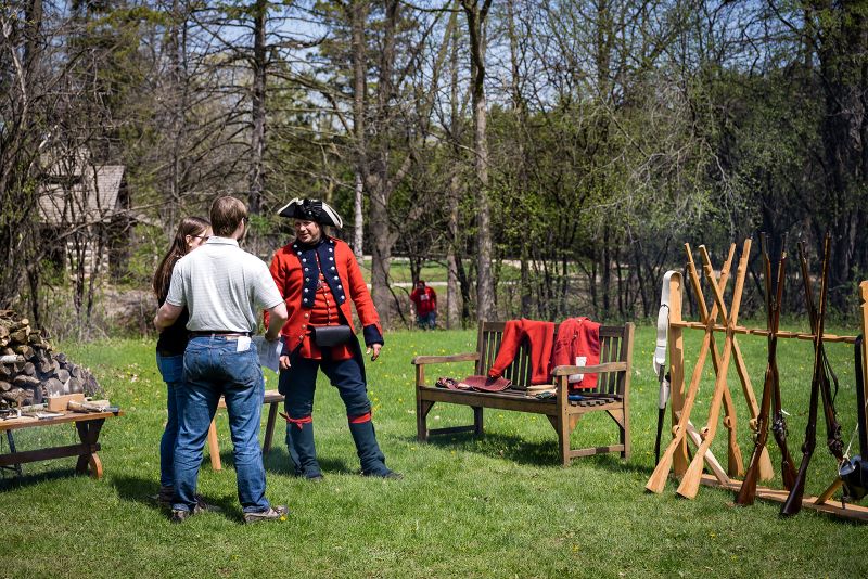 Soldier at Heritage Hill State Historical Park